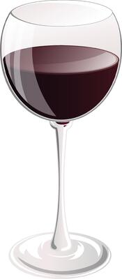 Wine Glass Illustration