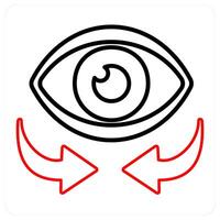 Vision and eye icon concept vector
