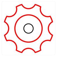 Gear and setting icon concept vector