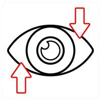 Vision and view icon concept vector