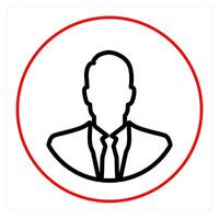 Account Profile and user icon concept vector
