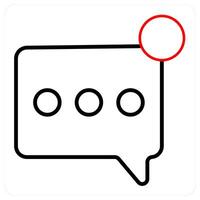 Notification and message icon concept vector