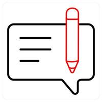 Edit Message and sms icon concept vector