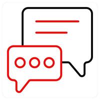 Message and communication icon concept vector