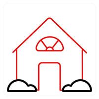 House and estate icon concept vector