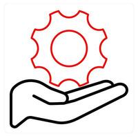 Settings and gear icon concept vector