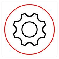 Settings and gear icon concept vector