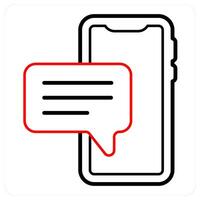 Chat and message icon concept vector
