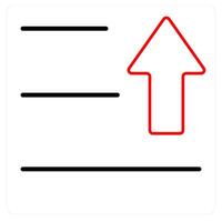 Text Upload and upload icon concept vector