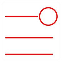Notification bar and menu icon concept vector