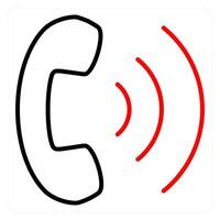 Dialing and phone icon concept vector