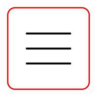 Bar and menu icon concept vector