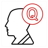 Question and query icon concept vector