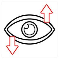 Vision and view icon concept vector