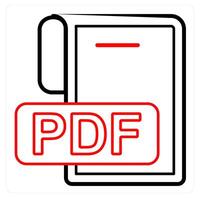 PDF File and file icon concept vector