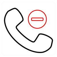 Remove Contact and remove icon concept vector