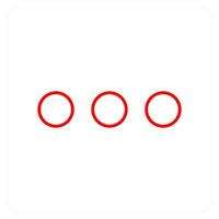 Dots and more icon concept vector