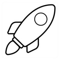 Rocket and boost up icon concept vector