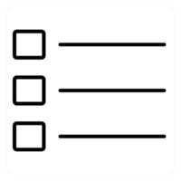List and bullet icon concept vector