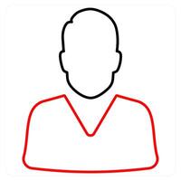 Boy Patient and patient icon concept vector
