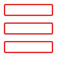 Menu Bar and menu icon concept vector