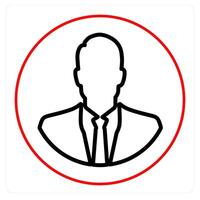 Business Profile and user icon concept vector
