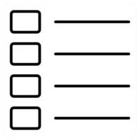 Nav Menu and list icon concept vector