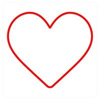 Heart and romantic icon concept vector
