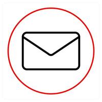 Envelope and mail icon concept vector