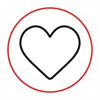 Favourite and love icon concept vector