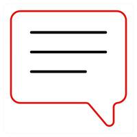 Chat and chatting icon concept vector