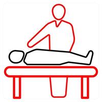 Patient Visitor and visit icon concept vector