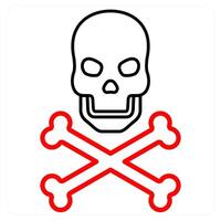 Danger and risk sign icon concept vector