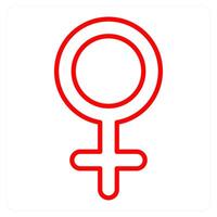 Female Symbol and icon concept vector