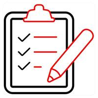 Appointment Requests and checklist icon concept vector
