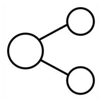 Share and send icon concept vector