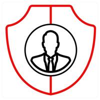 Security Shield And Protection Icon Concept vector