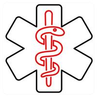 Caduceus and health care icon concept vector