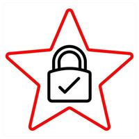 Protection And Shield Icon Concept vector