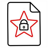 Data Protection And Gdpr Icon Concept vector