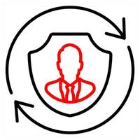 Update Security And Refresh Icon Concept vector