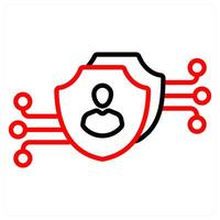 Chip And Network Icon Concept vector