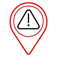 Maintenance and location icon concept vector