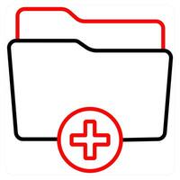 Medical Records and health icon concept vector