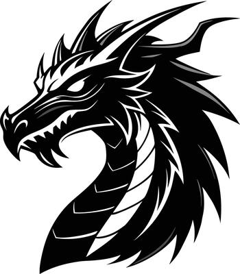 Dynamic Fierce Dragon Head Concept