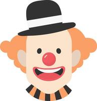 Happy Clown Mask with Cute Cap vector