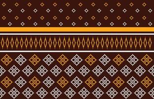 a brown and yellow pattern with geometric shapes vector