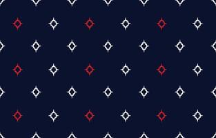 a navy and red pattern with diamonds vector