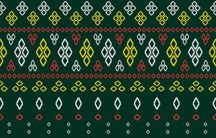 a green and red pattern with geometric shapes vector