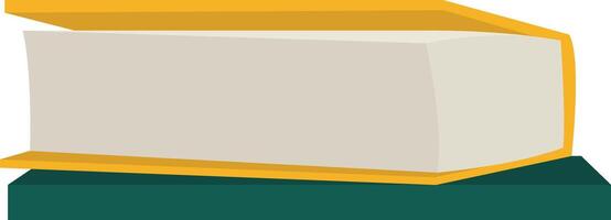 Illustration of Two Stack Book vector